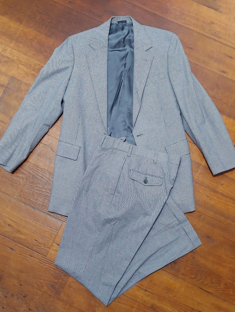Men's Vintage Neiman Marcus Check Suit